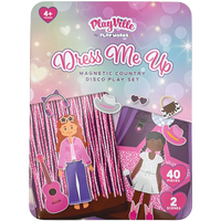 PlayWorks PlayVille Dress Up Country Disco Magnetic Tin