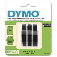 DYMO Black Self-Adhesive Labels