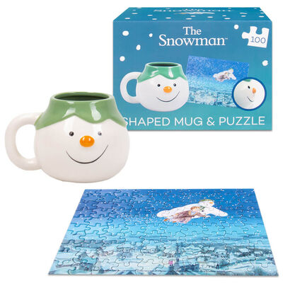 The Snowman Mug and Jigsaw Puzzle Gift Set image number 2
