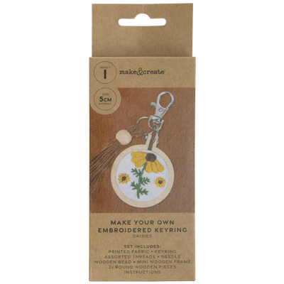 Make Your Own Mini Embroidered Tassel Keyring image number 1