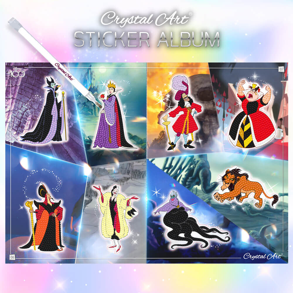 Disney 100 Crystal Art Sticker Album Starter Pack From 10.00 GBP