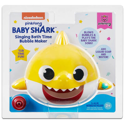Baby Shark Singing Bath Time Bubble Maker image number 1
