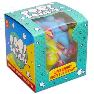 Pop ‘N’ Squeeze Fidget Ball: Assorted image number 1