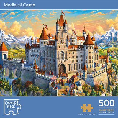 Medieval Castle 500 Piece Jigsaw Puzzle image number 1