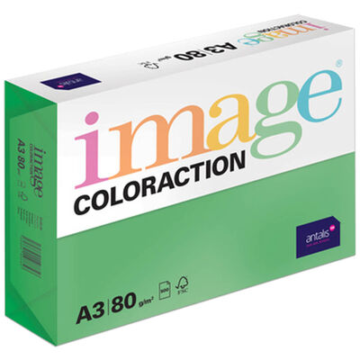 A3 Deep Green Dublin Image Coloraction Copy Paper: 500 Sheets image number 1