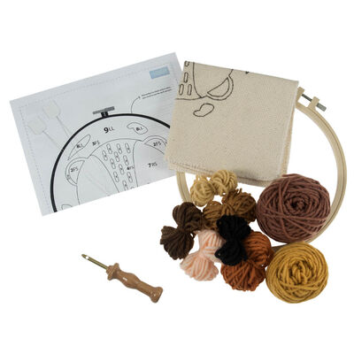 Punch Needle Hoop Kit: Lion image number 3