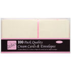 Anita's Square Cream Cards & Envelopes: Pack of 100 image number 1