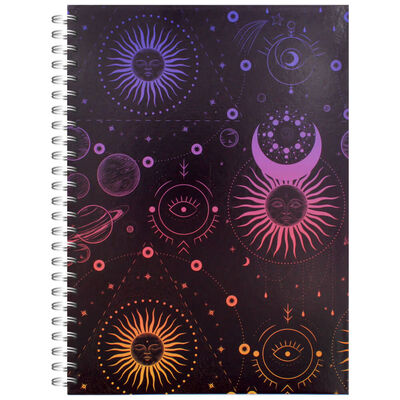 A4 Moon and Stars Notebook image number 1