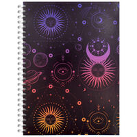 A4 Moon and Stars Notebook