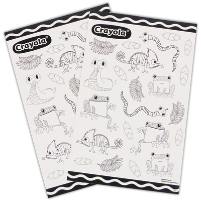 Crayola Colour Your Own Stickers: Reptile Rainforest image number 2