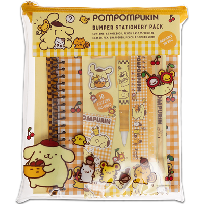 Pompompurin Bumper Stationery Set: 9 Piece Set image number 1