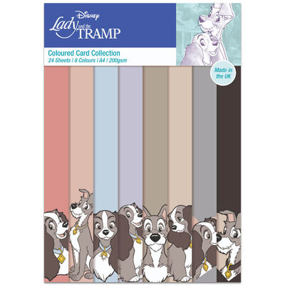 Lady and the Tramp A4 Coloured Card Collection image number 1