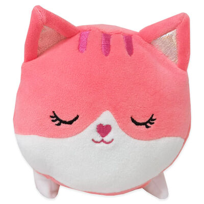 PlayWorks Mini Pink Cat Plush Toy image number 1