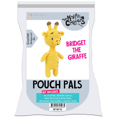 Knitty Critters Pouch Pals: Bridget the Giraffe image number 1