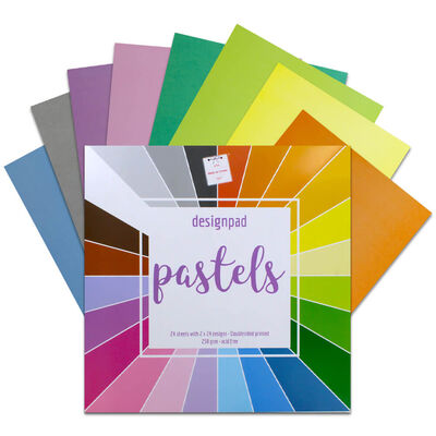 Bright Pastels Design Pad: 12” x 12” image number 2