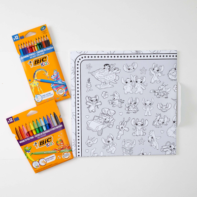 Disney Stitch: Super Fun Floor Colouring Set image number 2