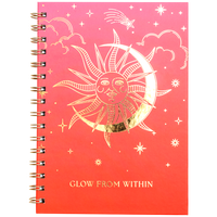 A5 Wiro Ombre Glow from Within Notebook