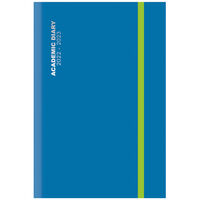 A4 Blue Contrast 2022-2023 Day a Page Academic Diary