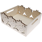 Wooden Strawberry Crate: 29.6 x 25.6 x 12.8cm image number 1