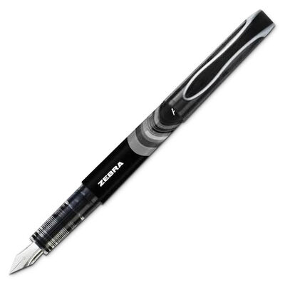 Zebra Fountain Pen: Black image number 1