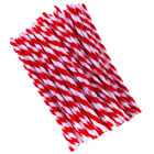 Red and White Candy Cane Pipe Cleaners - 60 Pack image number 1
