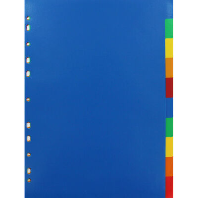 A4 Coloured Dividers - 10 Pack image number 1
