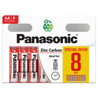 Panasonic AA Batteries: Pack of 8