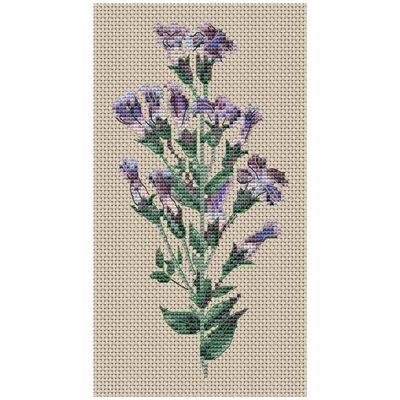 Floragenius Counted Cross Stitch Kit: Gentiana Crinita image number 2