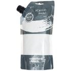 Crawford & Black White Acrylic Paint: 500ml image number 1