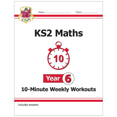 KS2 Maths 10-Minute Weekly Workouts: Year 6 image number 1