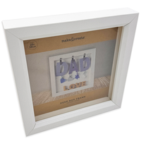White Deep Box Frame: 16 x 16cm