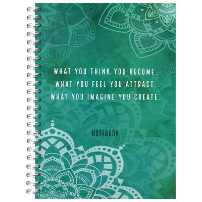 A4 Wiro Law Of Attraction Notebook image number 1