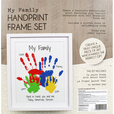 My Family Handprint Frame Set image number 4
