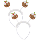 Christmas Pudding Bopper Headband Bundle image number 1