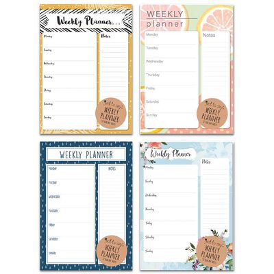 Weekly Desk Planner: Assorted From 0.50 GBP | The Works