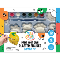 Paint Your Own Plaster Figures: Summer Fun