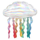 30 Inch Iridescent Cloud Super Shape Helium Balloon image number 1