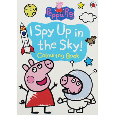 Peppa Pig: I Spy Up in the Sky! Colouring Book image number 1