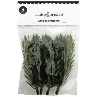 Pine Needle Embellishments: Pack of 4 image number 1