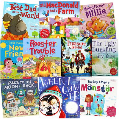 Let's Read Aloud: 10 Kids Picture Books Bundle image number 1