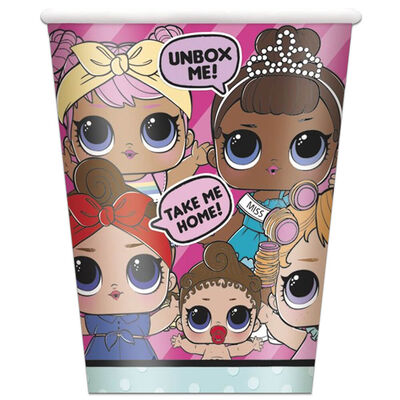 LOL Surprise Paper Cups: Pack of 8 image number 1