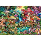 Merry Mushroom Village 1000 Piece Jigsaw Puzzle image number 2