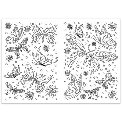 Inspirational Colouring: Butterflies and Birds image number 3