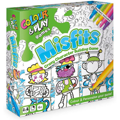 Colour & Play Misfits Crazy Character Building Game image number 1