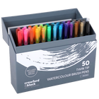 Crawford & Black Twin Tip Watercolour Brush Pens: Pack of 50 image number 2