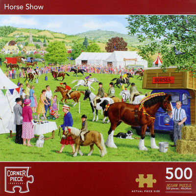 Horse Show 500 Piece Jigsaw Puzzle image number 1