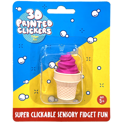 3D Bakery Food Printed Clickers: Assorted image number 1