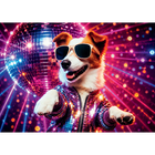 Disco Pooch 500 Piece Jigsaw Puzzle image number 2