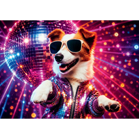 Disco Pooch 500 Piece Jigsaw Puzzle
