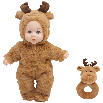 PlayWorks PlayVille Style & Play Baby Doll: Reindeer image number 2